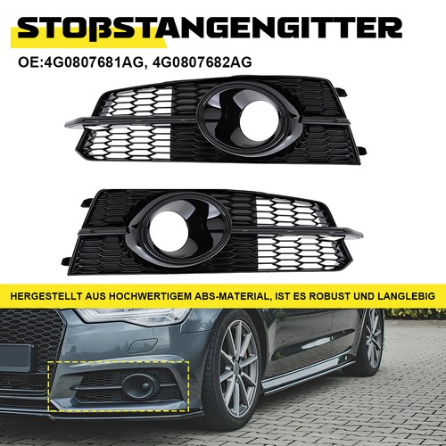 Stoßstangengitter set schwarz - stoßstangengitter,